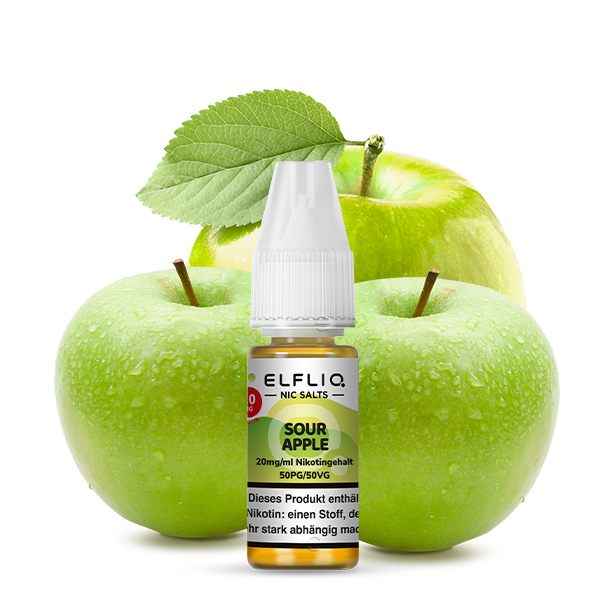 Elfliq Liquid Sour Apple - by Elf Bar