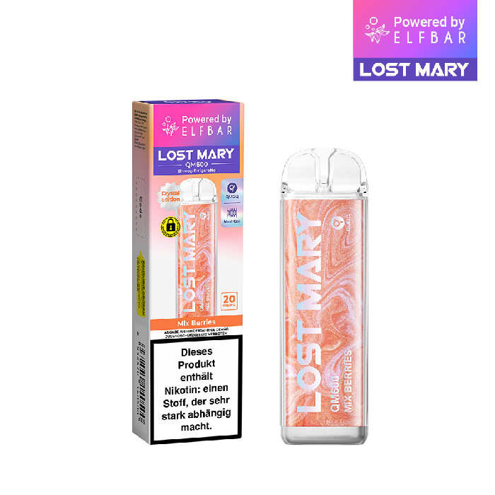 ELFBAR LOST MARY QM600 - Mix Berries 20mg Nikotin
