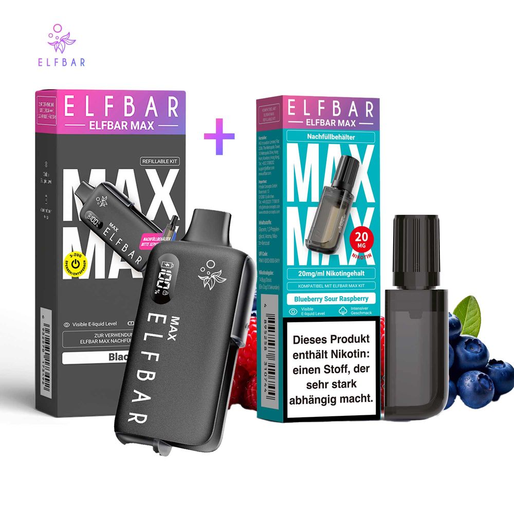 ELFBAR Max Akkuträger + Pods