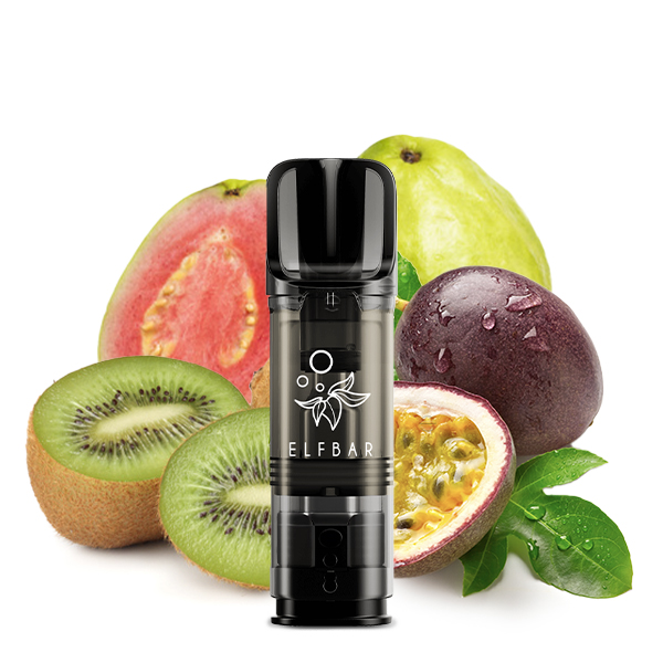ELFBAR ELFA Kiwi Passion Fruit Guava 0mg Nikotin 2er Pack