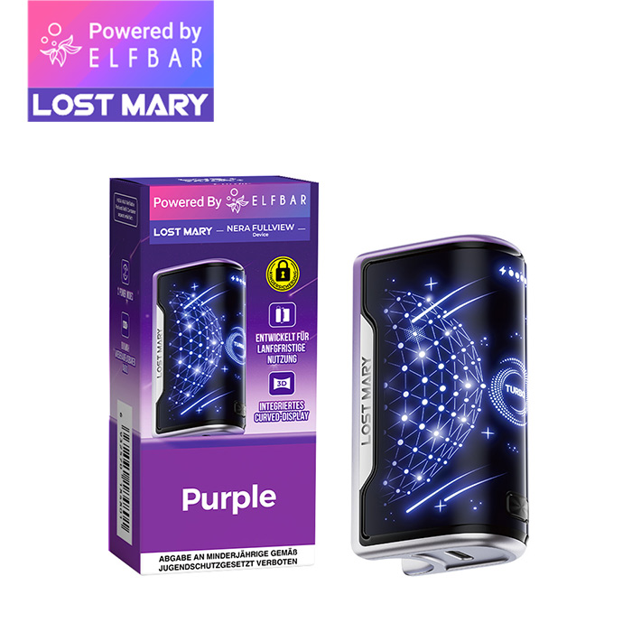 ELFBAR LOST MARY NERA FULLVIEW Device Farbe: Purple