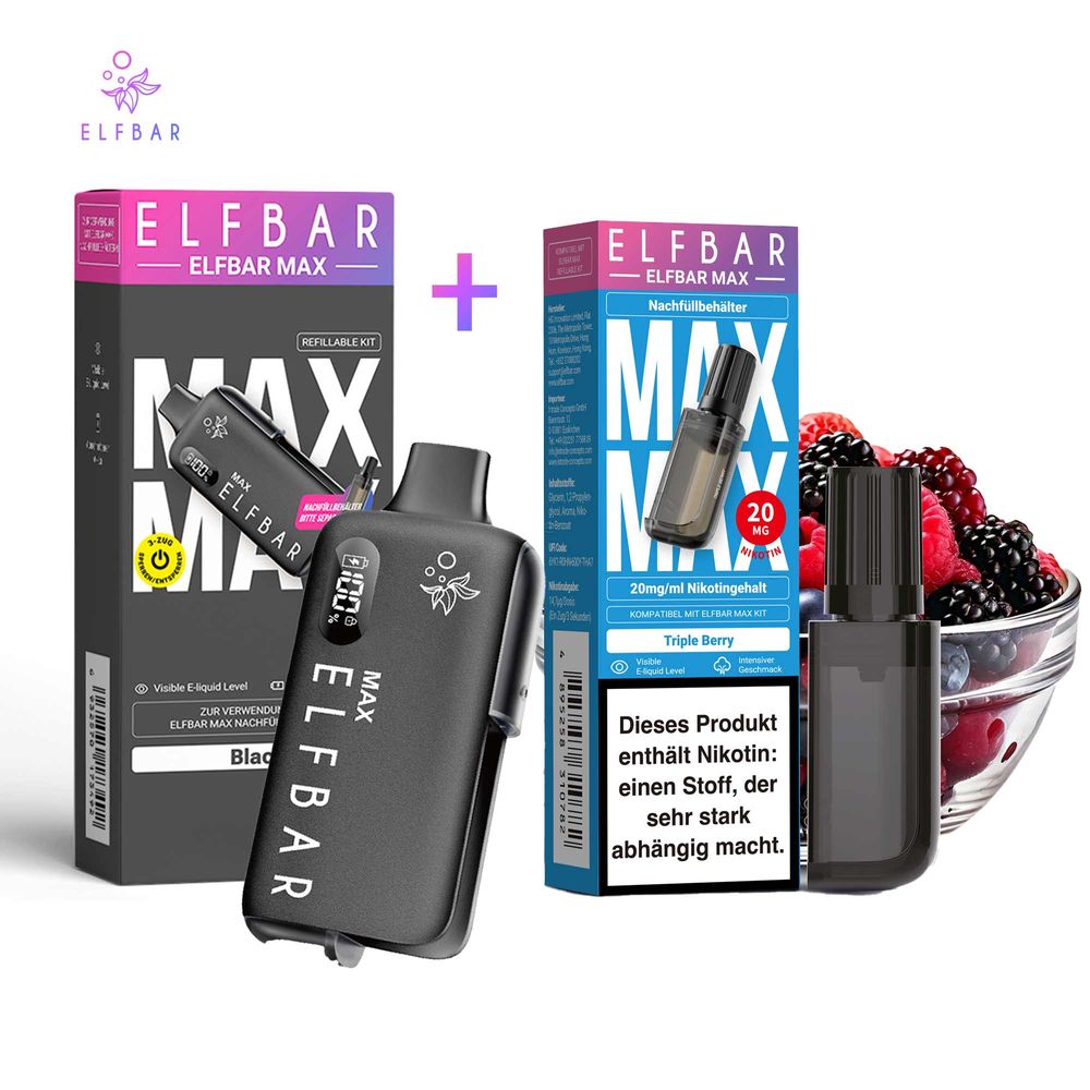ELFBAR Max Akkuträger + Pods