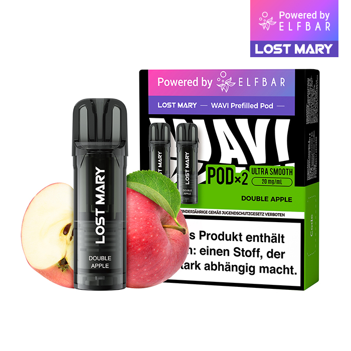 ELFBAR LOST MARY WAVI Double Apple 20mg Nikotin 2er Pack