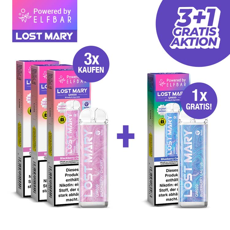 ELFBAR LOST MARY QM600 3+1 Aktion