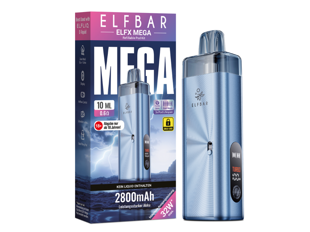 Elfbar ELFX Mega Pod Kit - 2800 mAh