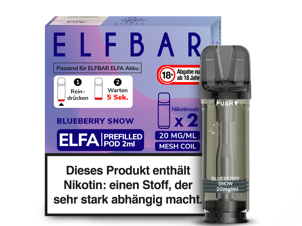 ELFBAR ELFA - Alle Pods Sorten (2er Packs)