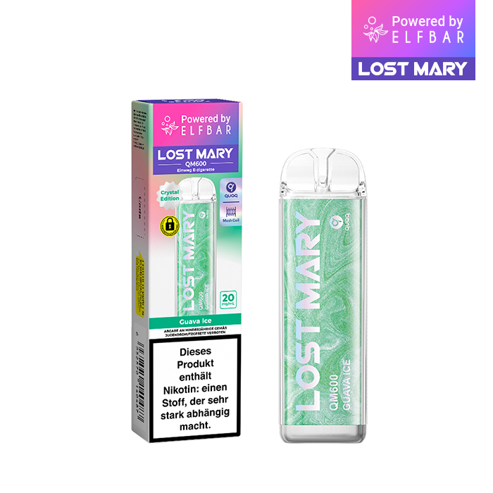 ELFBAR LOST MARY QM600 - Guava Ice 20mg Nikotin