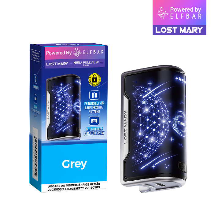 ELFBAR LOST MARY NERA FULLVIEW Device Farbe: Grey