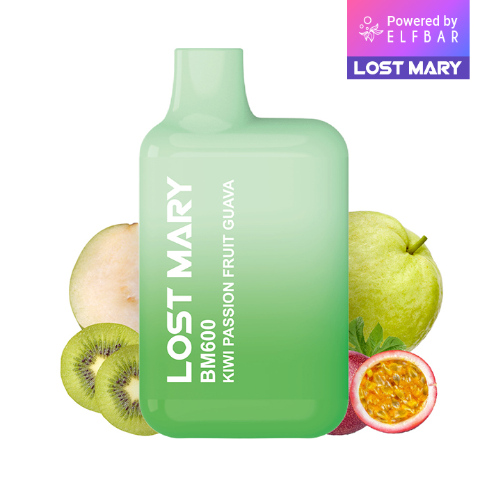 LOST MARY BM600 - Kiwi Passion Fruit Guava 20mg Nikotin